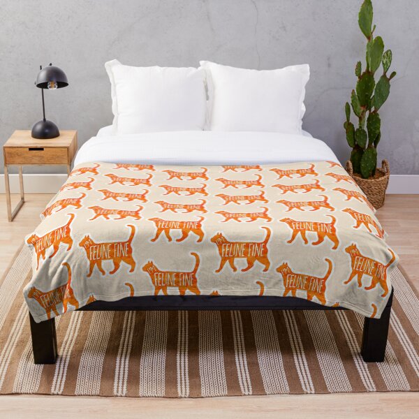 Item preview, I'm FELINE fine - Cat Pun designed and sold by hitechmom.