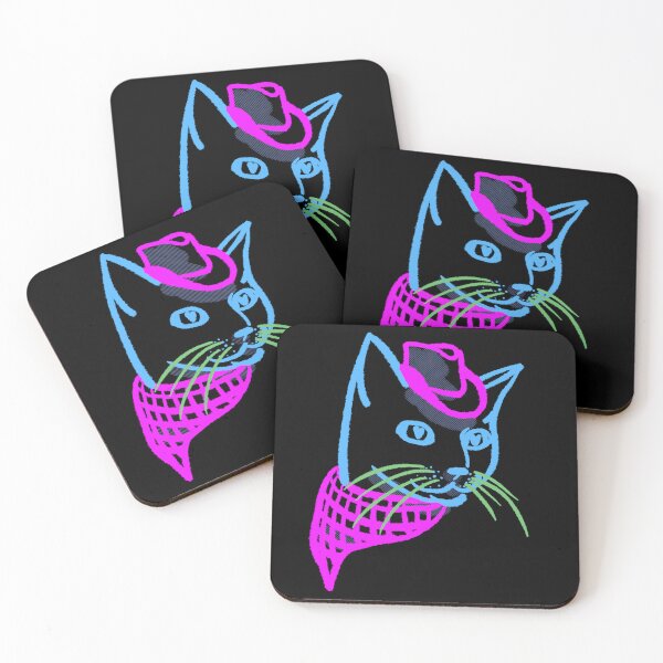 Item preview, Bandit Kitty (Vapor Wave) designed and sold by Sharpmichelle.