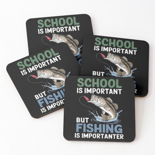 Item preview, School is Important But Fishing is Importanter, Fishing Life, designed and sold by BLZART.