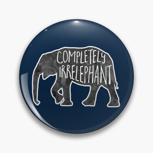 Item preview, Completely IrrELEPHANT - Pun designed and sold by hitechmom.