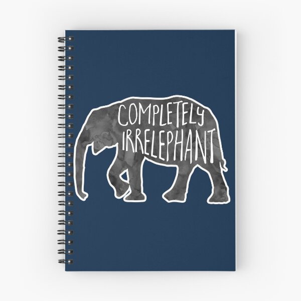 Item preview, Completely IrrELEPHANT - Pun designed and sold by hitechmom.