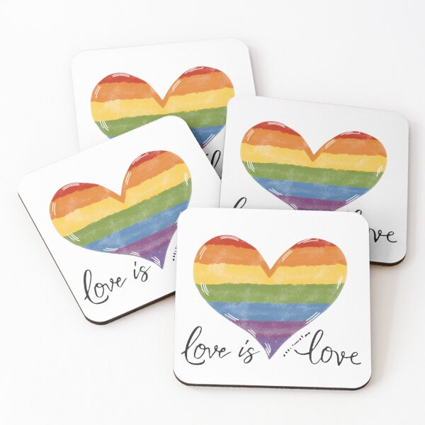 Item preview, Rainbow Heart - Love is Equality / Coração Arco-íris - O Amor é Igualdade designed and sold by debbiebento.