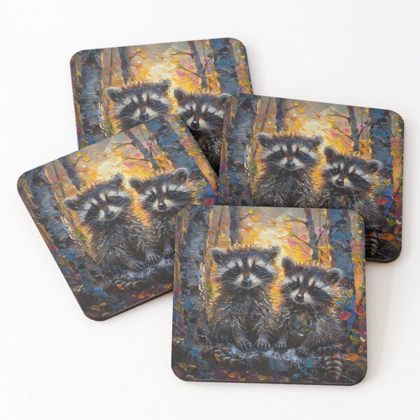 Item preview, Raccoons designed and sold by Dawn van Doorn.