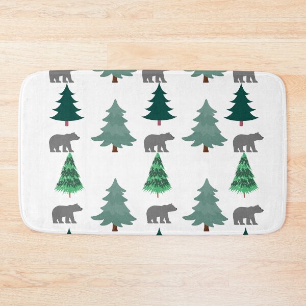 Item preview, Winter Polar Bear and Tree Design designed and sold by VibingtoNature.