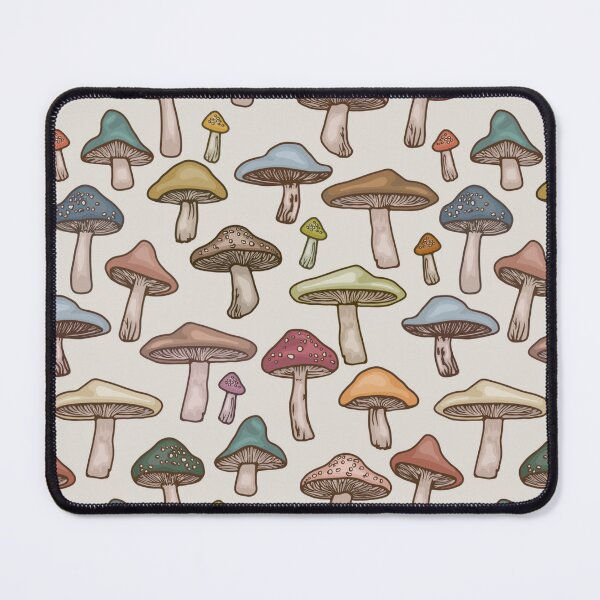 Item preview, Wild Mushrooms in Cottage Core Colors designed and sold by Unhinged Heather.