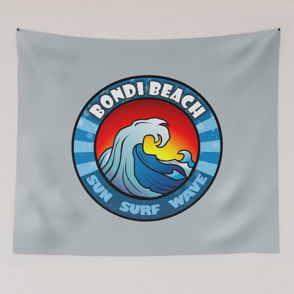 Item preview, Bondi Beach sun surf wave designed and sold by studioss76.