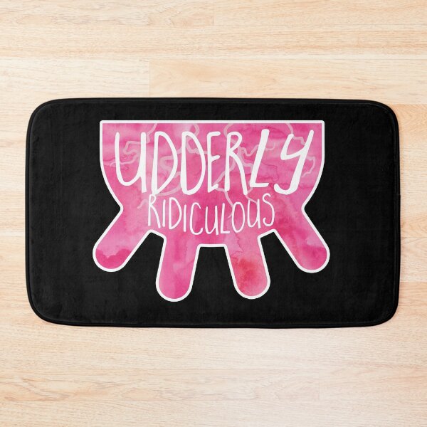 Item preview, Udderly Ridiculous! Pun design designed and sold by hitechmom.