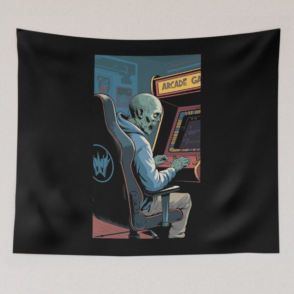 Item preview, Zombie Arcade Gamer designed and sold by PerkyParakeet.