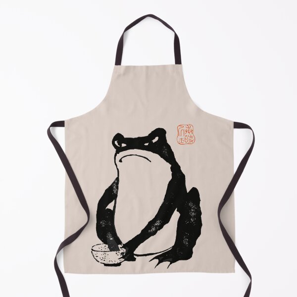Item preview, Grumpy frog Japanese matsumoto hoji | Matcha Tea Ceremony Frog Meika Gafu by Matsumoto Hoji designed and sold by TeeARTHY.