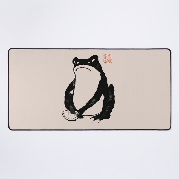 Item preview, Grumpy frog Japanese matsumoto hoji | Matcha Tea Ceremony Frog Meika Gafu by Matsumoto Hoji designed and sold by TeeARTHY.