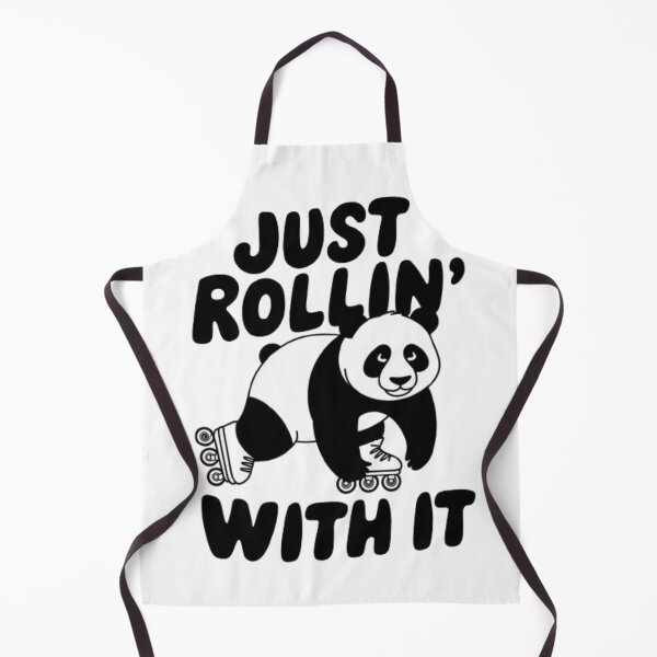 Item preview, Cute panda just rolling with it  designed and sold by yuzuko.