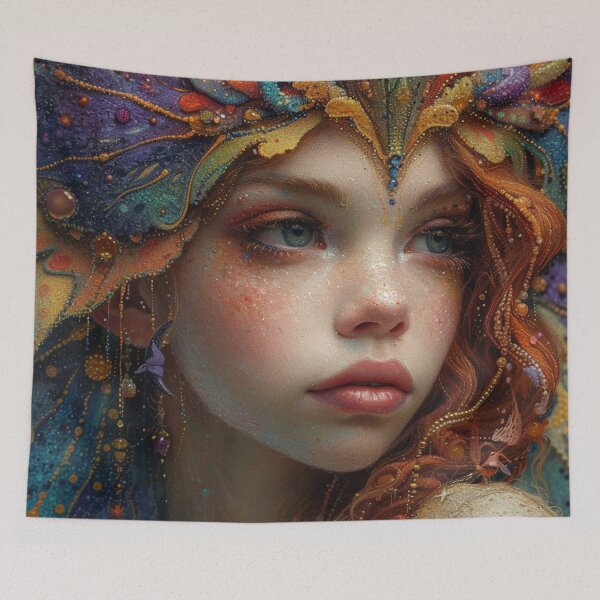Item preview, Red Haired Fairy 1 designed and sold by Dawn van Doorn.