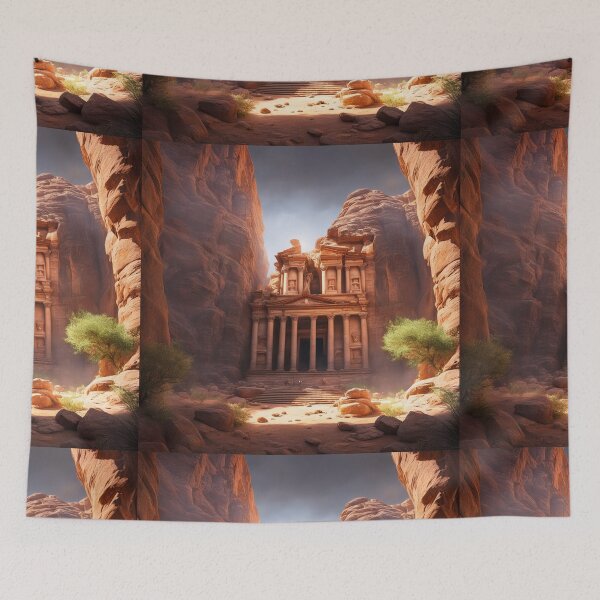 Item preview, Petra in Jordan - The Rose-Red City Carved in Stone designed and sold by hjian8219.