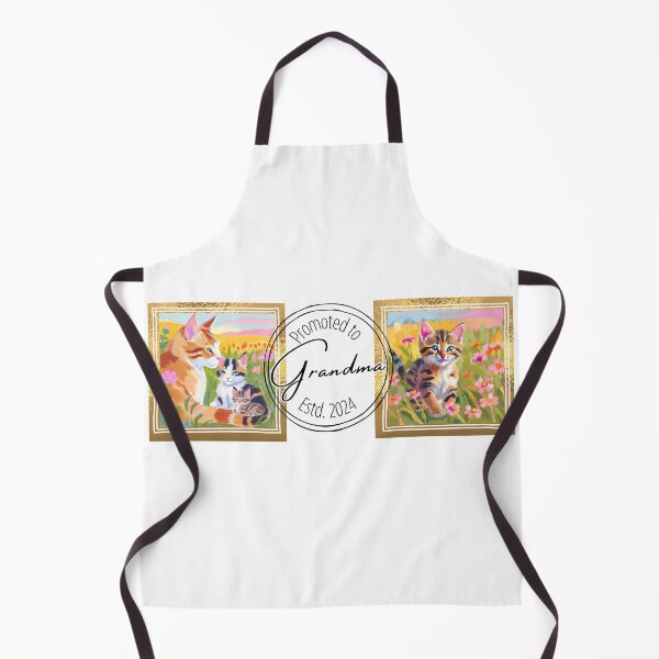 Artikelvorschau, Zur Oma befördert 2024 - Oma, Mama & Kätzchen entworfen und verkauft von Holy Coast Threads (Formerly ChristianFlower).