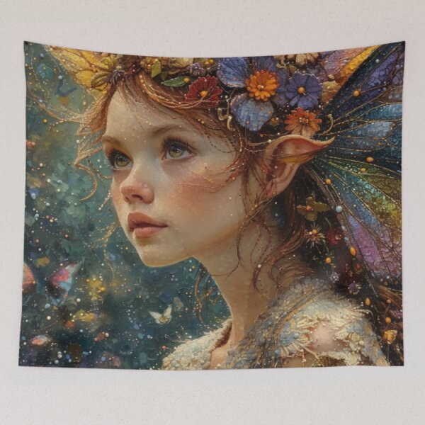 Item preview, Red Haired Fairy designed and sold by Dawn van Doorn.