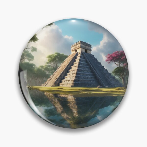 Item preview, Chichén Itzá in Mexico - The Majestic Mayan Pyramid of Kukulkan designed and sold by hjian8219.