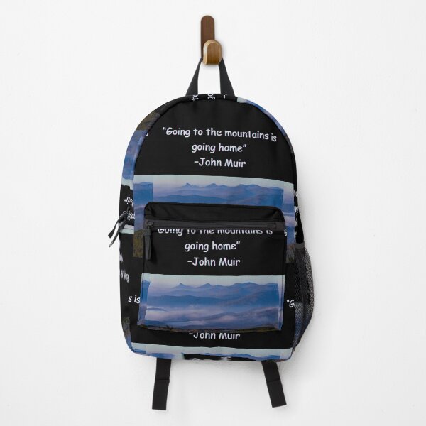 Item preview, "Going to the mountains is going home" -John Muir designed and sold by Planet Agora.