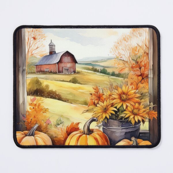 Item preview, Harvest Window View designed and sold by art-magic-ai.