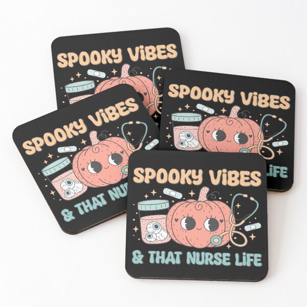 Item preview, Spooky Vibes & Nurse Life designed and sold by Miniouka.