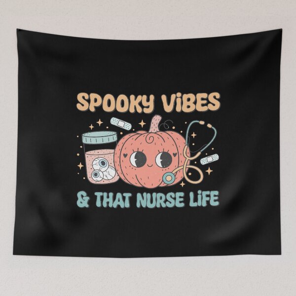 Item preview, Spooky Vibes & Nurse Life designed and sold by Miniouka.