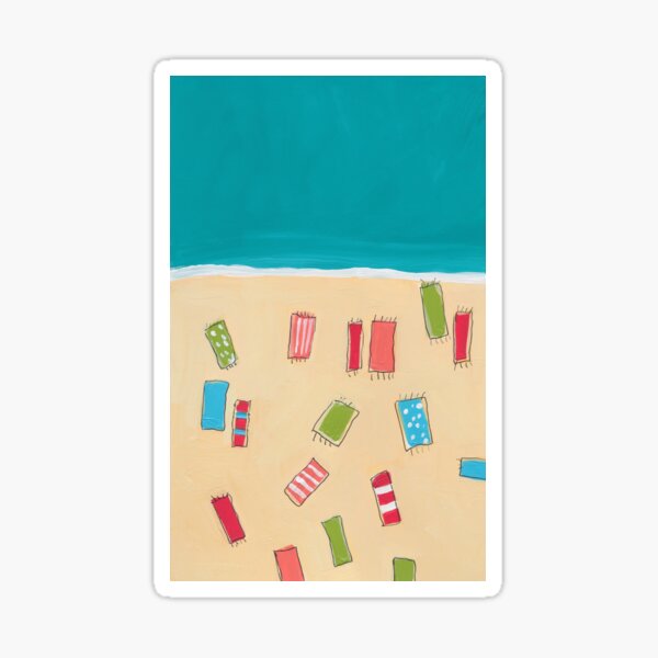 Beach Day Sticker