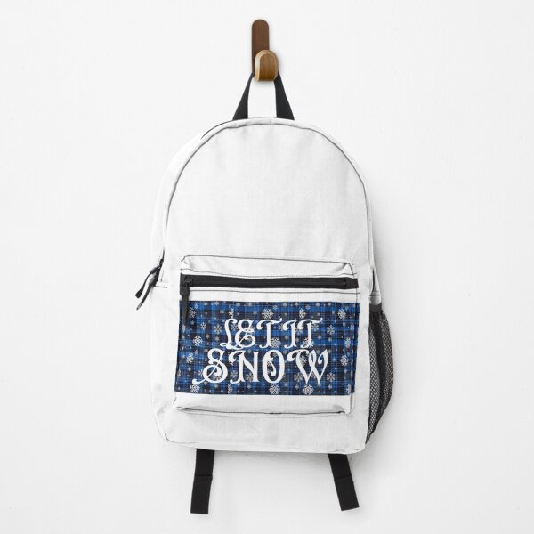 Item preview, let it snow blue and white christmas holiday designed and sold by HABlackwood.