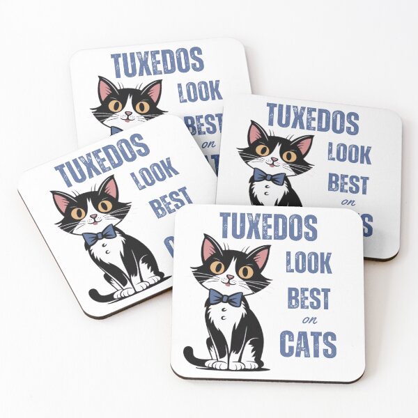 Item preview, Tuxedos Look Best On Cats designed and sold by Crazy Before Cats.