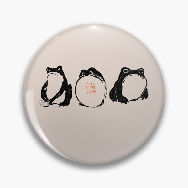 Item preview,  Grumpy frog Japanese matsumoto hoji  | Frog Meika Gafu by Matsumoto Hoji  designed and sold by TeeARTHY.