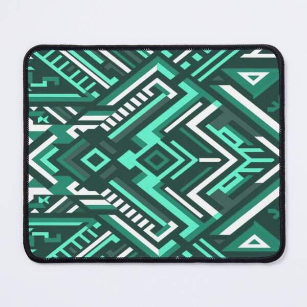 Item preview, Green & White Geomteric pattern designed and sold by adlkh.