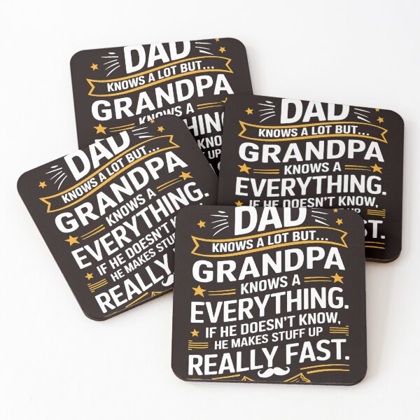Item preview, Dad Knows A Lot But Grandpa Knows Everything designed and sold by universe-hold ⭐⭐⭐⭐⭐.