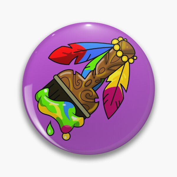 Item preview, Neopets Lutari Island Paint Brush designed and sold by AliceAlpaca6.