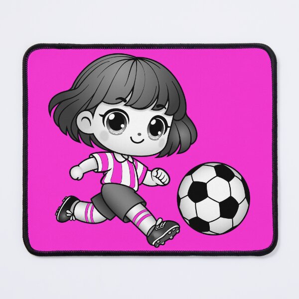 Item preview, Kawaii Girl Soccer Player designed and sold by ITSAGIRLSWORLD2.