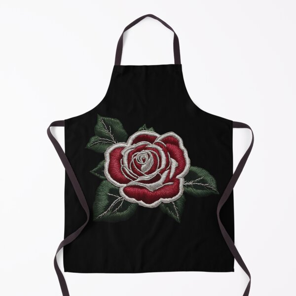 Item preview, Embroidered rose designed and sold by TomaszGolaski.