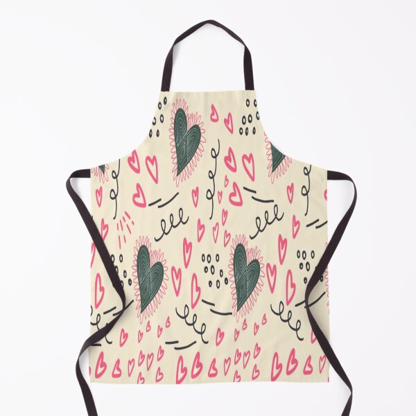 Item preview, Pink & Black Hearts Seamless Pattern designed and sold by adlkh.
