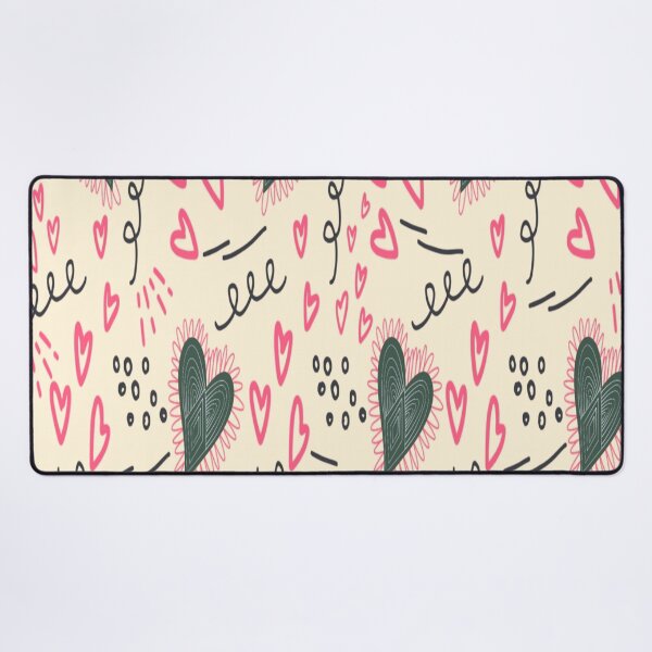 Item preview, Pink & Black Hearts Seamless Pattern designed and sold by adlkh.