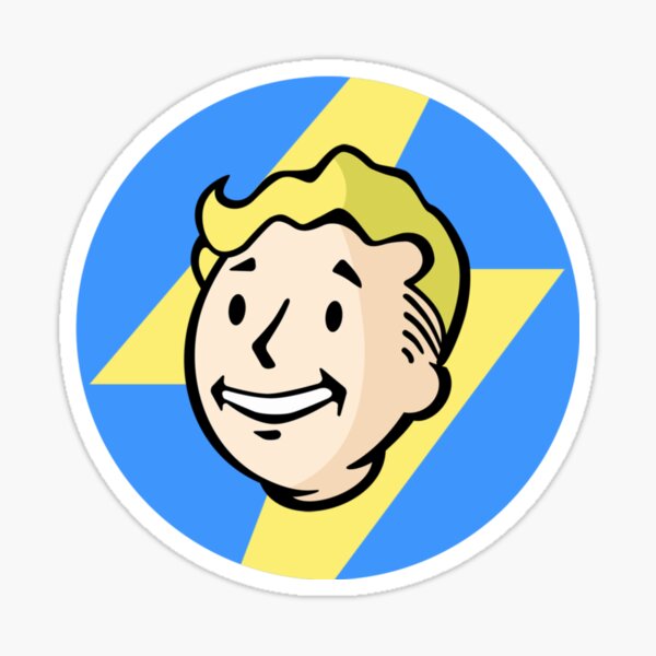 Vista previa del artículo con la obra «Logotipo de Vault Boy», diseñado y vendido por RH884.