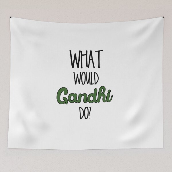 Item preview, What Would Gandhi do? designed and sold by Jahjah.