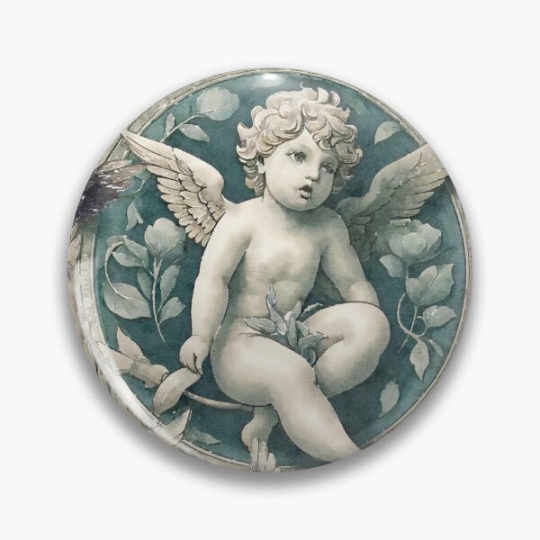 Item preview, Fresco del jardín de los querubines designed and sold by pinebluedesign.
