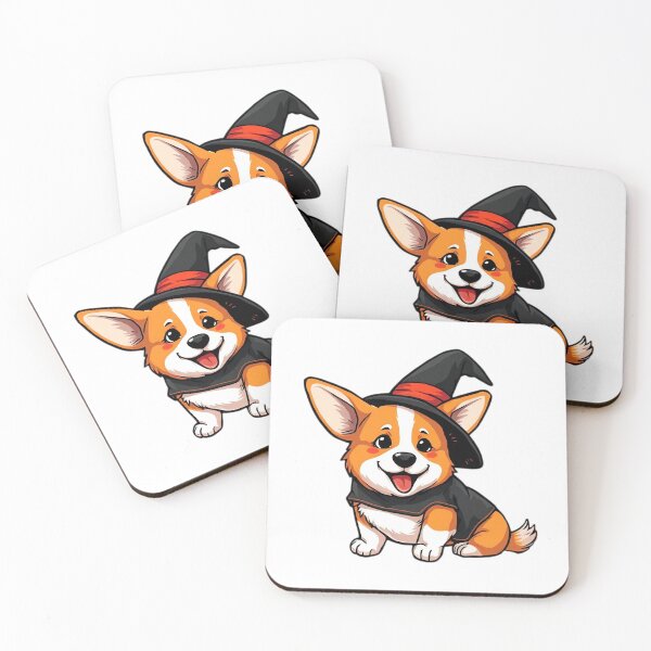 Item preview, Adorable Witch Corgi designed and sold by EpicPaws.