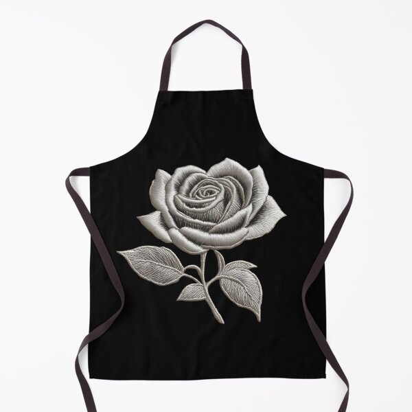 Item preview, Embroidered rose designed and sold by TomaszGolaski.