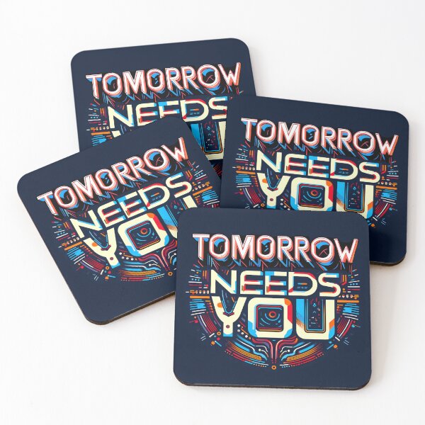 Item preview, Tomorrow Needs You, typography designed and sold by maxmaj.