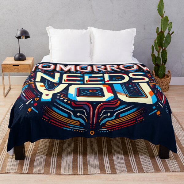 Item preview, Tomorrow Needs You, typography designed and sold by maxmaj.