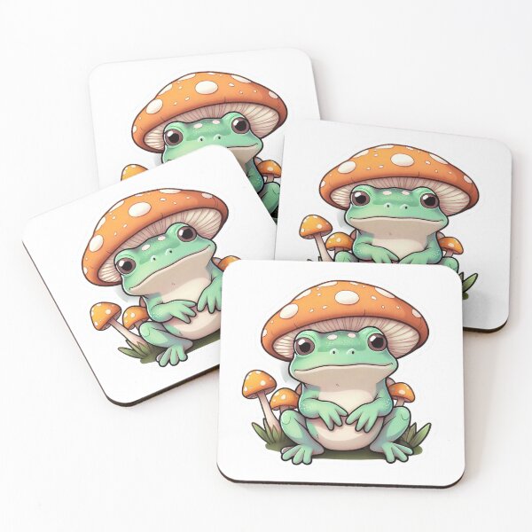 Item preview, Mushroom Frog_1 designed and sold by ᴛʜᴇ ᴛɪɴʏ Qᴜɪʀᴋ ᴄᴏ..
