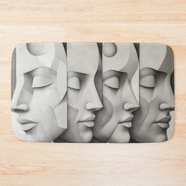 Item preview, A design of five faces arranged side by side. designed and sold by HEMRO.
