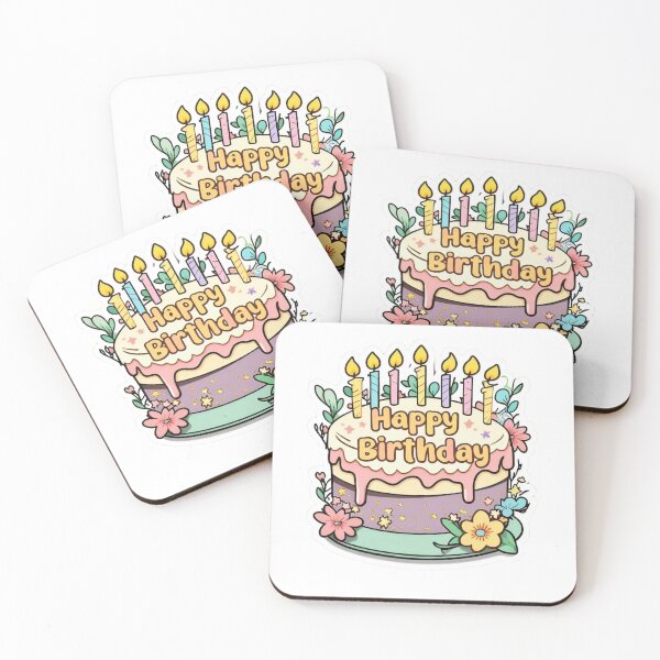 Item preview, Happy Birthday_1 designed and sold by ᴛʜᴇ ᴛɪɴʏ Qᴜɪʀᴋ ᴄᴏ..