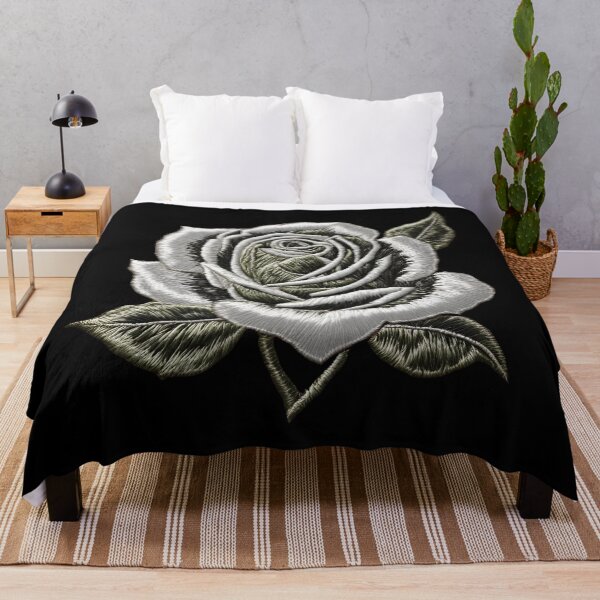 Item preview, Embroidered rose designed and sold by TomaszGolaski.
