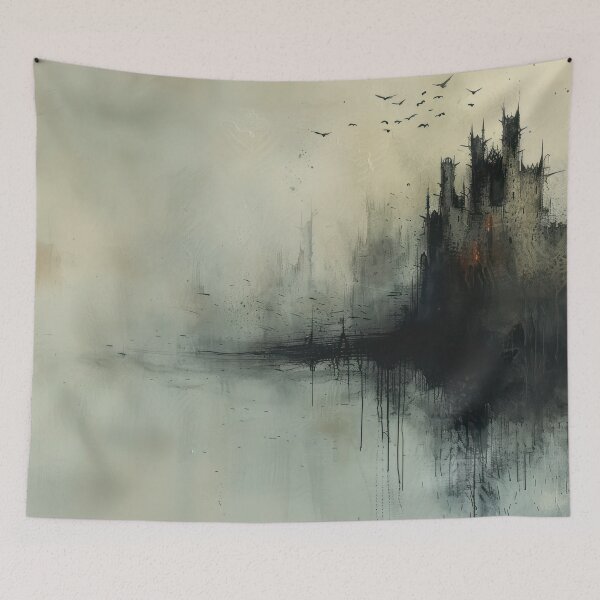 Item preview, Spooky Gothic Castle designed and sold by NeoNebulaArt.