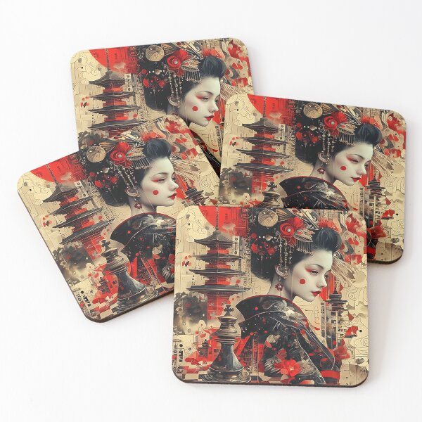 Item preview, Vintage Geisha Chess Vibes designed and sold by SheldonOfOsaka.