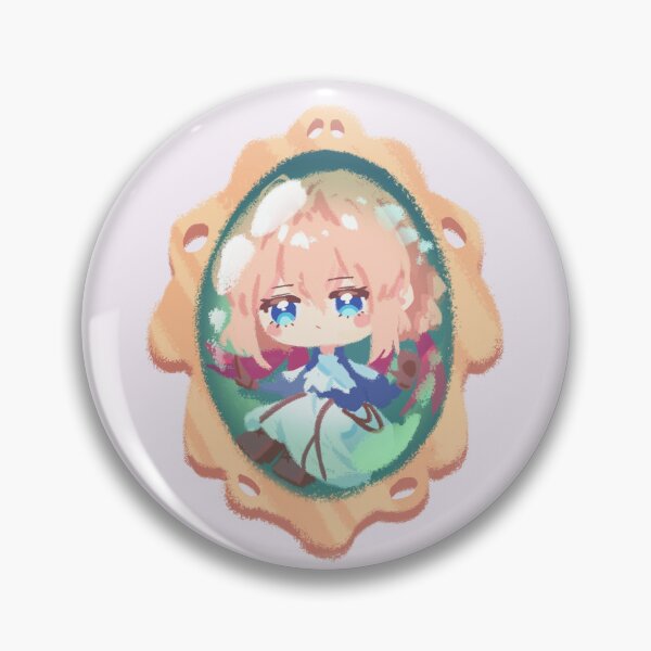 Item preview, Violet Evergarden Brooch Chibi designed and sold by oakjelly.