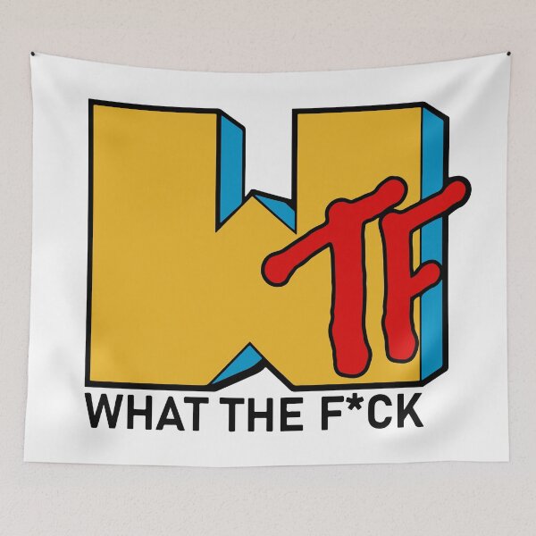 Item preview, What The F*ck - MTV Retro designed and sold by LoFi-OG.